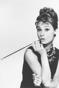 Audrey Hepburn Black and White Poster - egoamo posters