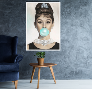 Audrey Hepburn - Bubblegum Poster - egoamo.co.za