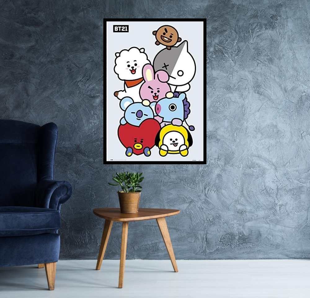 BT21 Cartoon Network Official Poster egoamo.co.za Posters