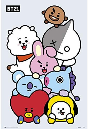 BT21 Cartoon Network Official Poster egoamo.co.za Posters