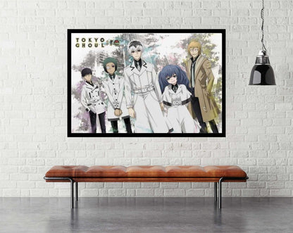 Tokyo Ghoul RE - Key Art 1 - room mockup - rgoamo posters