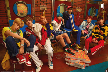 BTS - Pizza Poster  - egoamo posters