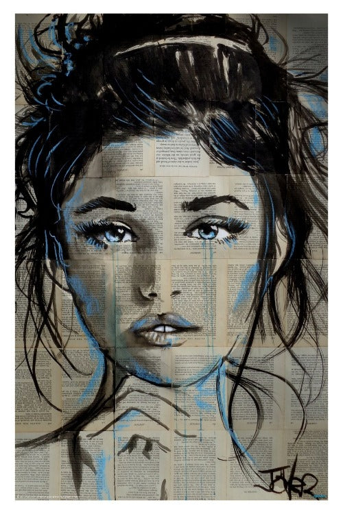 Loui Jover Baby Blue Art print - egoamo posters