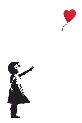 Banksy - Balloon Girl Poster - egoamo.co.za