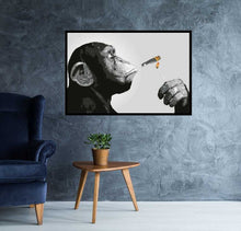 Steez - Chimp Lighting A Joint Poster - egoamo.co.za