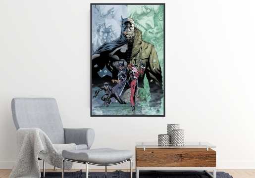 Batman: Hush Canvas Movie Poster Wall Print Semi hotsell Gloss 24x36 New Various Sizes