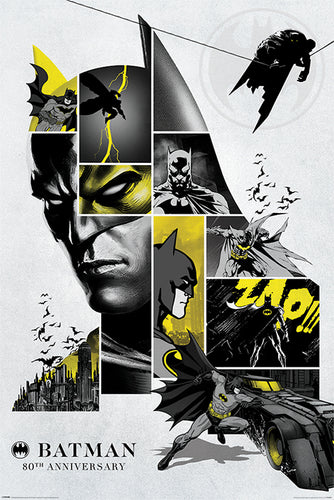 Batman 80th Anniversary Poster - egoamo.co.za
