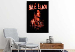 Billie Eilish Red Zone Poster egoamo.co.za Posters