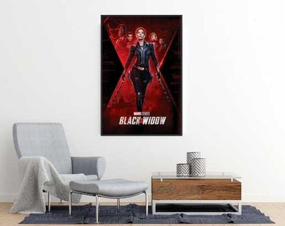 Black Widow Poster - egoamo.co.za