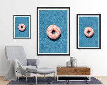 Blue Doughnut  - Fashion Poster - egoamo.co.za
