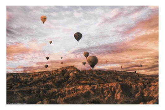 Cappodocia Hot air Balloons poster - egoamo posters