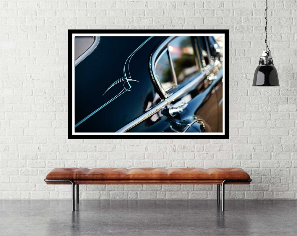 Classic Car Detail - room mockup - egoamo posters