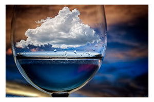 Cloud in a glass by Chechi Peinado Dreams  Art Poster - EgoAmo Posters