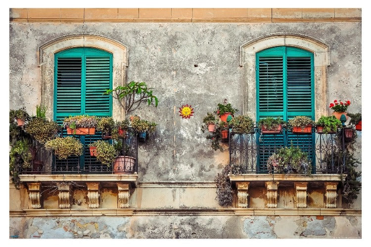 Cuban Balcony Poster - egoamo posters