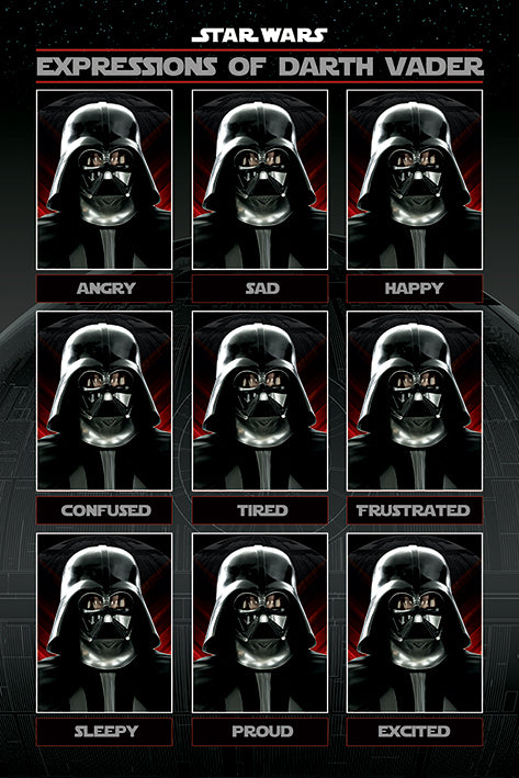 Star Wars - Darth Vader - Expressions - Poster - egoamo.co.za