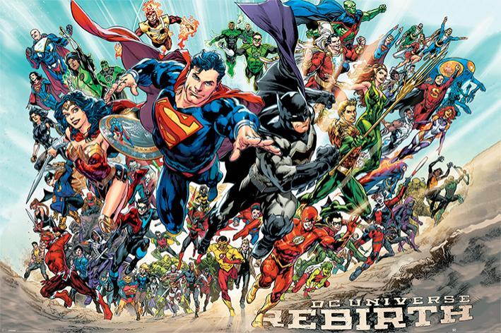DC Universe Rebirth Poster - egoamo.co.za