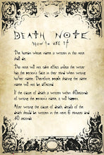 Death Note Series - How to use it  Poster Egoamo.co.za