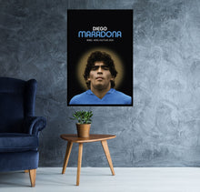 Diego Maradona Football Poster - egoamo.co.za