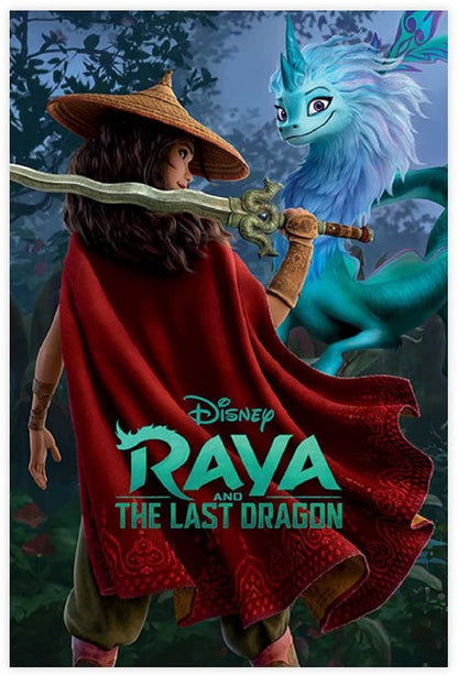 Plot Poster Raya Disney's Raya - The Last Dragon Movie Poster | egoamo.co.za