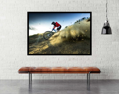 Downhill - room mockup - egoamo posters