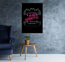 Ed Sheeran - Bad Habits Music Poster Mock Up Egoamo.co.za Posters