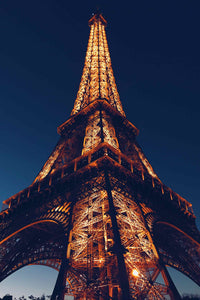 Eiffel Tower at Night Poster - egoamo.co.za