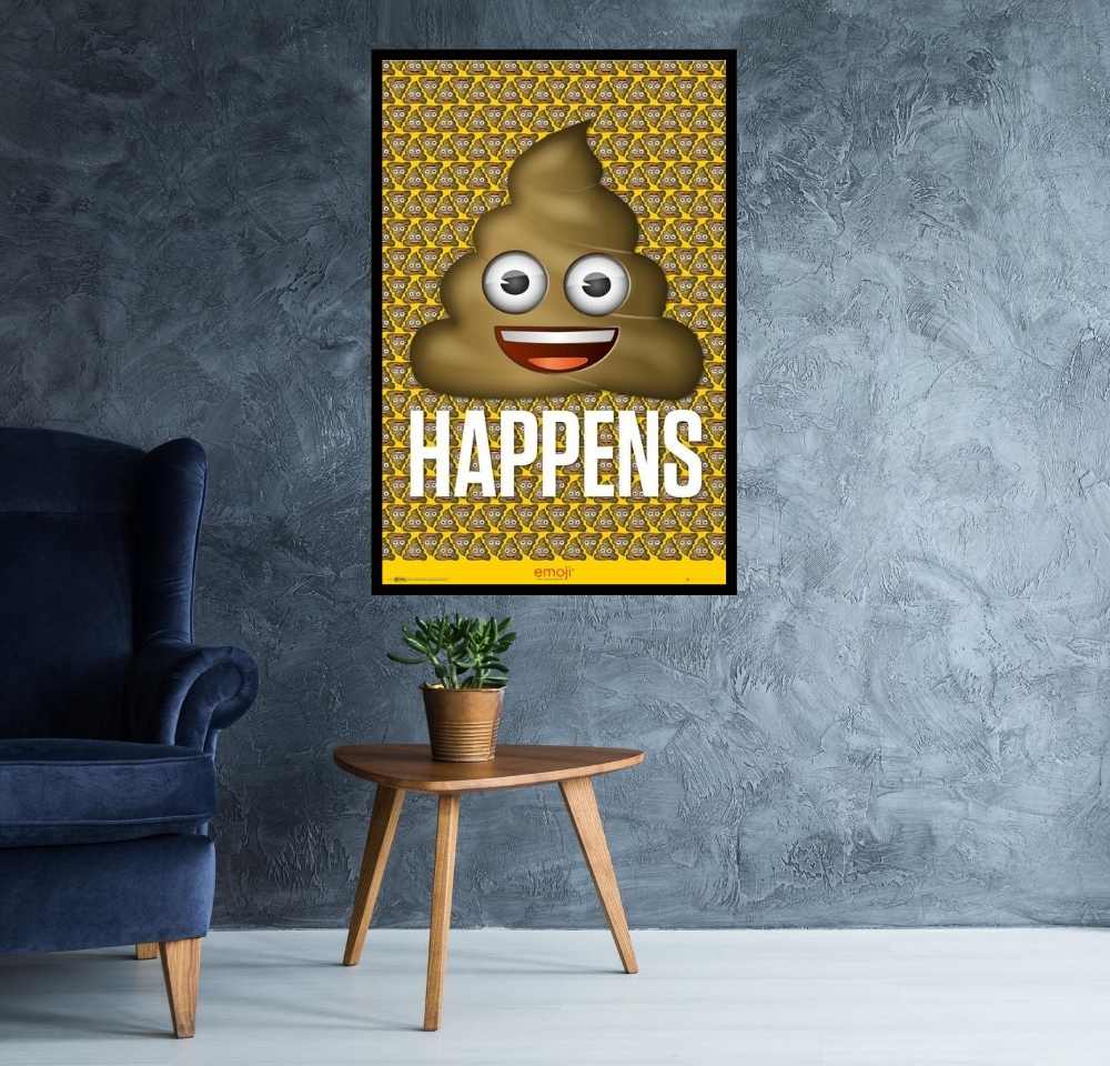 Emoji - Happens Poster - egoamo.co.za