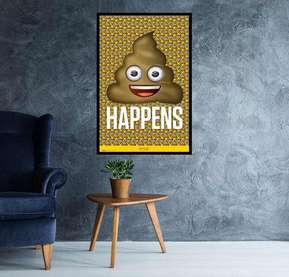 Emoji - Happens Poster - egoamo.co.za