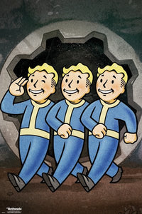 Fallout 76 - Vault Boys Poster - egoamo.co.za