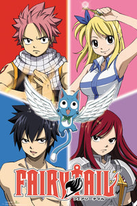 Fairy Tail Anime - Quad Poster Egoamo.co.za Posters 
