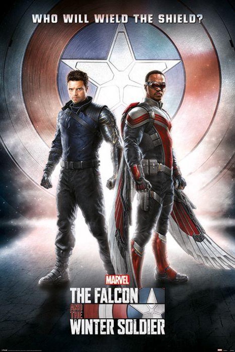 Falcon and Winter Soldier - Wield the Shield Poster Egoamo.co.za Posters 