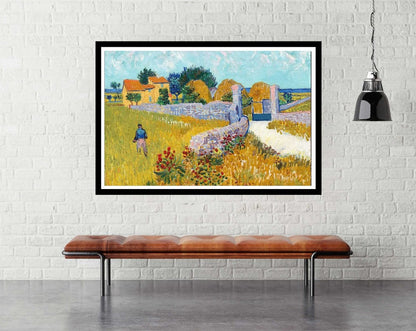 Farmhouse in Provence - room mockup - egoamo posters