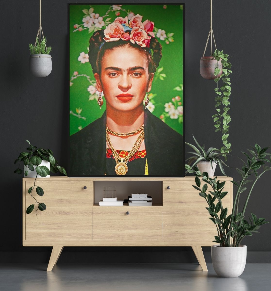 Frida Kahlo Art Poster - room mockup - egoamo posters