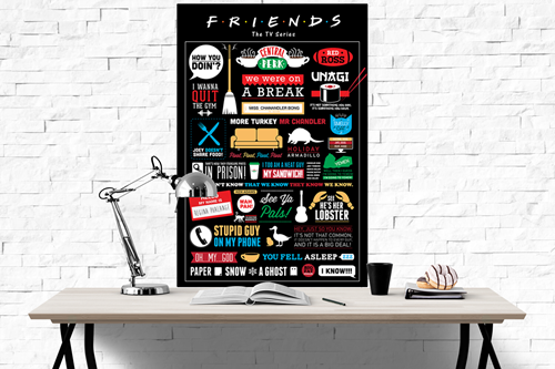 Friends Infographic Poster - egoamo.co.za