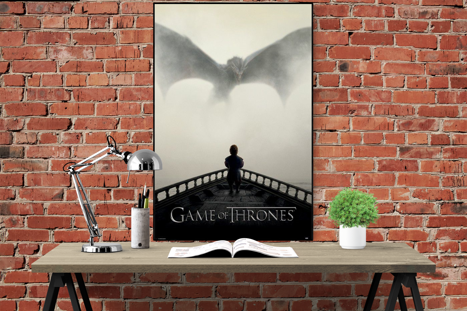 Game of Thrones - A Lion and a Dragon - Poster - egoamo.co.za