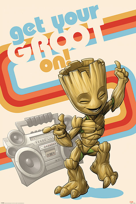 Get your Groot on - Marvel Comics Poster - egoamo.co.za