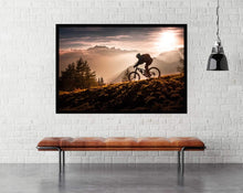 Golden Hour Biking by Sandi Bertoncelj - Mountain Biking Poster - egoamo.co.za