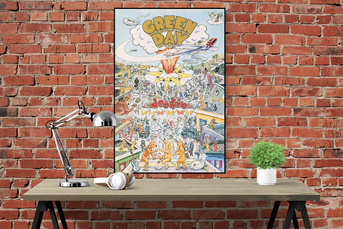 Green Day - Dookie Album Cover Poster - egoamo.co.za