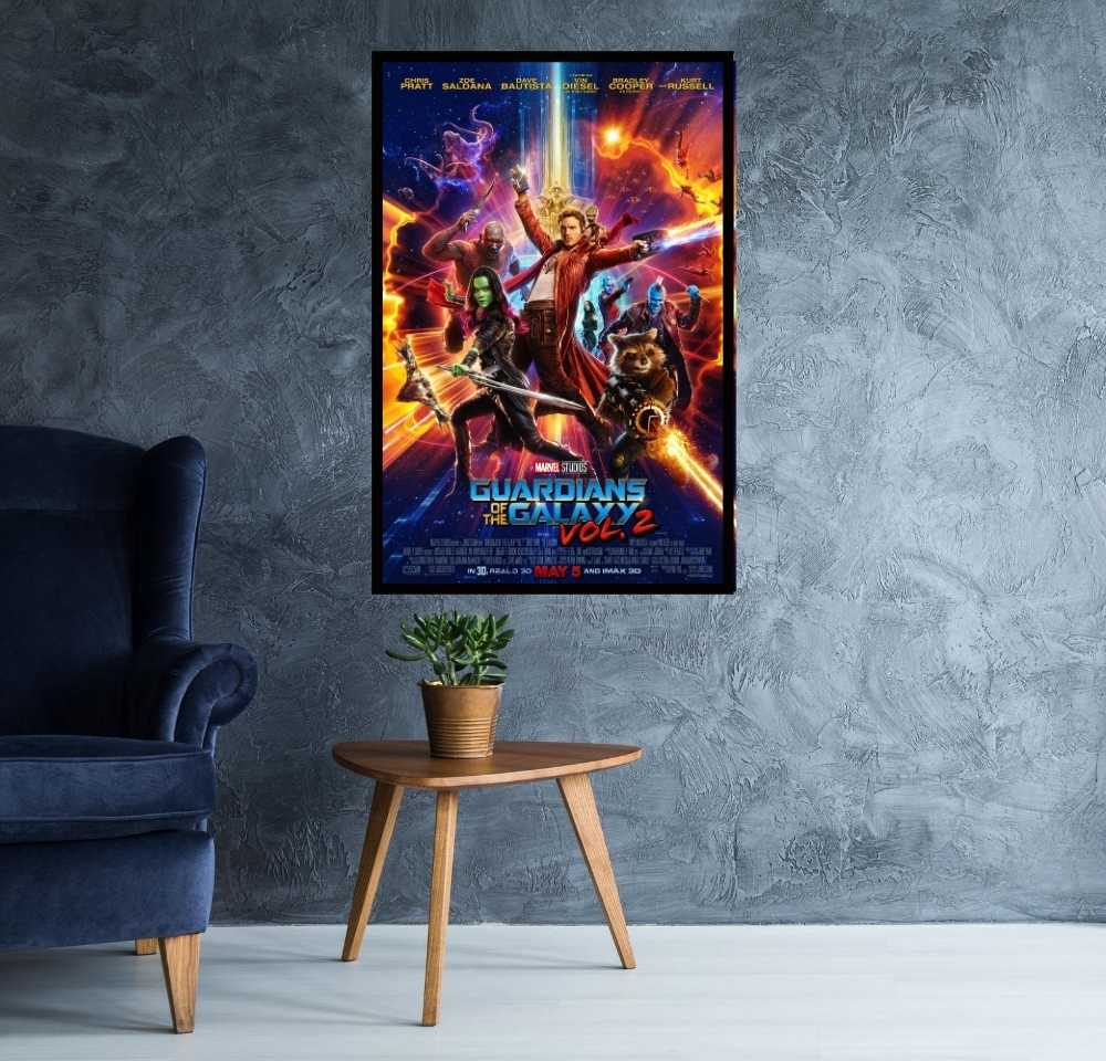 Guardians of the Galaxy Vol 2 (with credits) Poster - egoamo.co.za