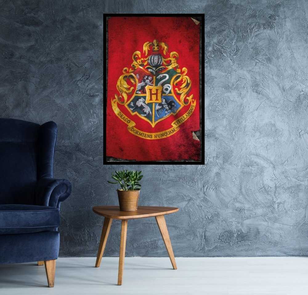 Harry Potter - Hogwarts Flag Poster - egoamo.co.za