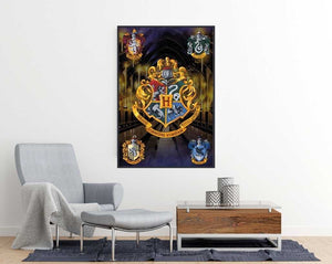 Harry Potter Crests - Poster - egoamo.co.za