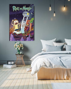 Rick and Morty - Planet - room mockup - egoamo posters