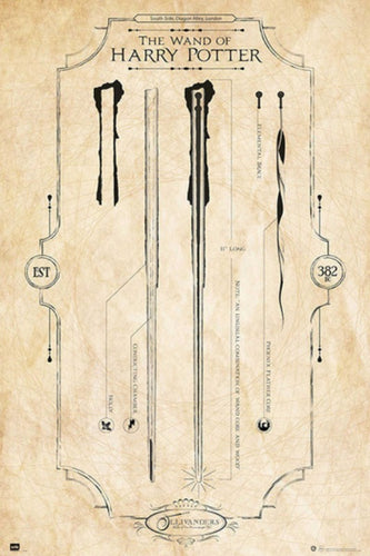 Harry Potter Wand 2 - egoamo posters