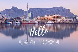 EgoAmo Original - Hello Cape Town Poster - egoamo.co.za