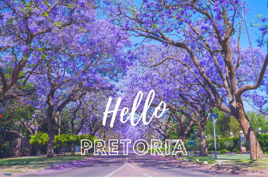 EgoAmo Original - Hello Pretoria Poster - egoamo.co.za