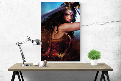 Wonder Woman Defend Poster - egoamo.co.za