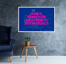 Home is where your wifi connects automatically poster - egoamo posters