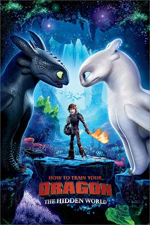 How to Train Your Dragon: The Hidden World - Movie Poster - egoamo.co.za