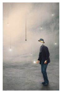 Illumination by Baden Bowen surrealism art poster - egoamo posters