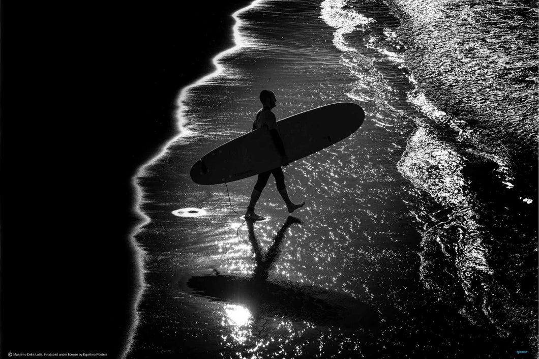 Into the Surf by Massimo Della Latta - Surfing Poster - egoamo.co.za